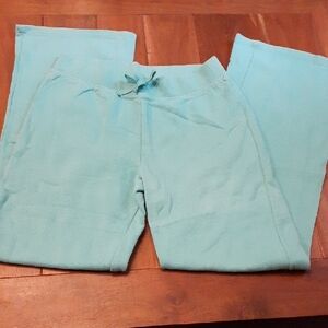 Circo Solid Turquoise Lounge Pants, Sz 14/16, Cotton/Poly Fleece